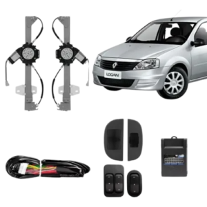 KIT VIDRO ELETRICO LOGAN 07>12 4P DIANT - ALT. C/SUB DO CELTA