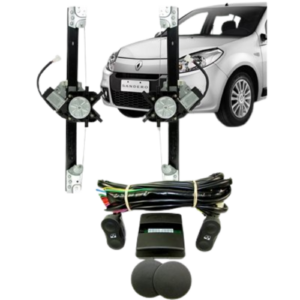 KIT VIDRO ELETRICO SANDERO 07>12 4P DIANT - ORIG INT. PAINEL