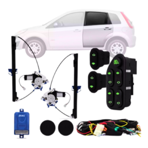 KIT VIDRO ELETRICO FIESTA AMAZON 02>12  4P TRAS - ORIGINAL