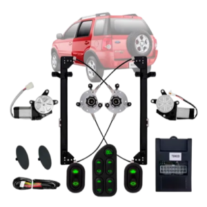 KIT VIDRO ELETRICO ECO SPORT <2012  4P TRASEIRO - ORIGINAL