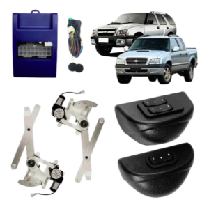KIT VIDRO ELETRICO S10/BLAZER <2011 2/4P DIANT - ALT. C/SUB DO CELTA