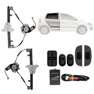 KIT VIDRO ELETRICO FOX TODOS 4P TRAS - ALT. C/SUB DO CELTA