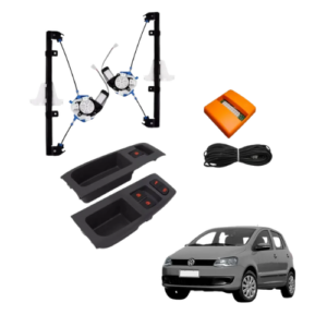 KIT VIDRO ELETRICO FOX 2010> 4P DIANT - ORIGINAL