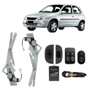 KIT VIDRO ELETRICO CORSA/PICK-UP 94> 2P - ALT. C/SUB DO CELTA