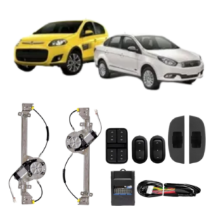 KIT VIDRO ELETRICO PALIO ATRATI/GRA SIENA 12> 4P TRAS - ALT. C/SUB DO CELTA