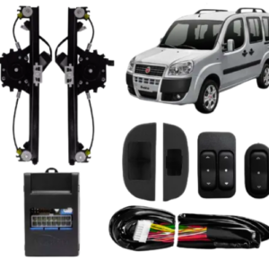KIT VIDRO ELETRICO  DOBLO TODOS 2P - ALT. C/SUB DO CELTA