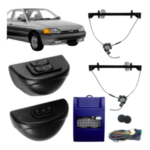 KIT VIDRO ELETRICO  LOGUS/ESCORT 92>96 2P - ALT. C/SUB DO CELTA