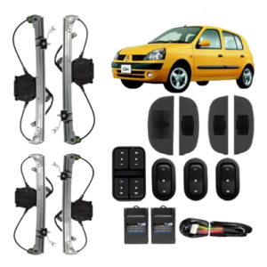 KIT VIDRO ELETRICO CLIO 99> 4P COMP - ALT. C/SUB DO CELTA