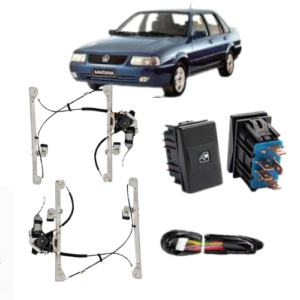 KIT VIDRO ELETRICO SANTANA 1998> 4P DIANT - ORIGINAL