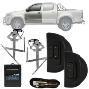 KIT VIDRO ELETRICO HILUX 05>15  4P DIANT - ALT. C/SUB DO CELTA