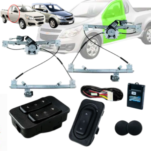 KIT VIDRO ELETRICO AGILE/MONTANA NOVA  2011> 4P DIANT - ALT. C/SUB DO CELTA
