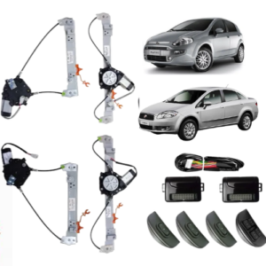 KIT VIDRO ELETRICO  LINEA/PUNTO 4P COMP - ALT. C/SUB DO CELTA