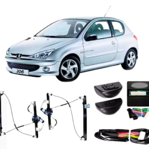 KIT VIDRO ELETRICO PEUG 206/207 SW/PASSION/HOG 4P DIANT - ALT. C/SUB DO CELTA