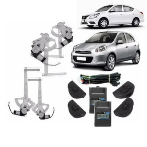 KIT VIDRO ELETRICO MARCH/VERSA  4P COMP - ALT. C/SUB DO CELTA