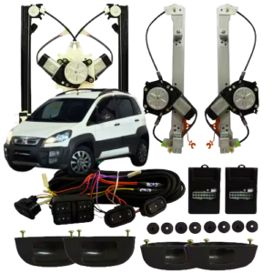 KIT VIDRO ELETRICO FIAT IDEA 4P COMP - ALT. C/SUB DO CELTA
