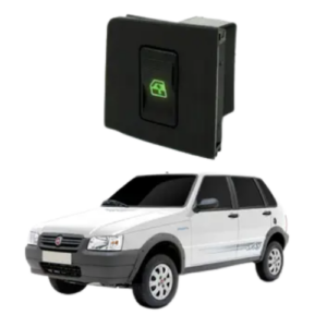 TECLA VID UNO GI 84>13 FIORINO GI 84>13 ELBA 86>96 - SIMPLES - LED VERDE - C/MOLDURA