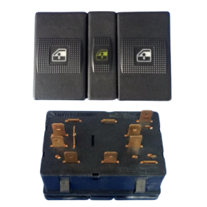 TECLA VID SANTANA GII 98>06 QUANTUM GII 98>01 DUPLO DIANT - LED VERDE