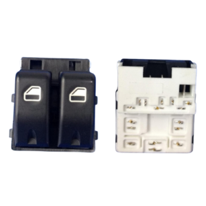 TECLA VID PALIO/SIENA/STRADA/WEEKEND 96>02 - DUPLO - S/MOLDURA - LED AMBAR