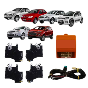 KIT TRAVA ELET NOVO UNO/FIORINO/PALIO/STRADA/KA/CELTA -4P
