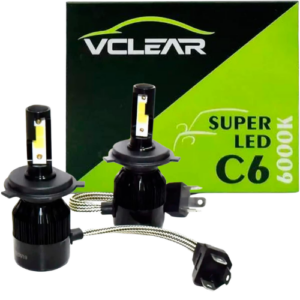 KIT LÂMPADA SUPER LED 6000K - 7600 LUMENS  H27